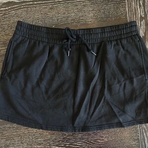 Victoria’s Secret black Casual Drawstring Skirt